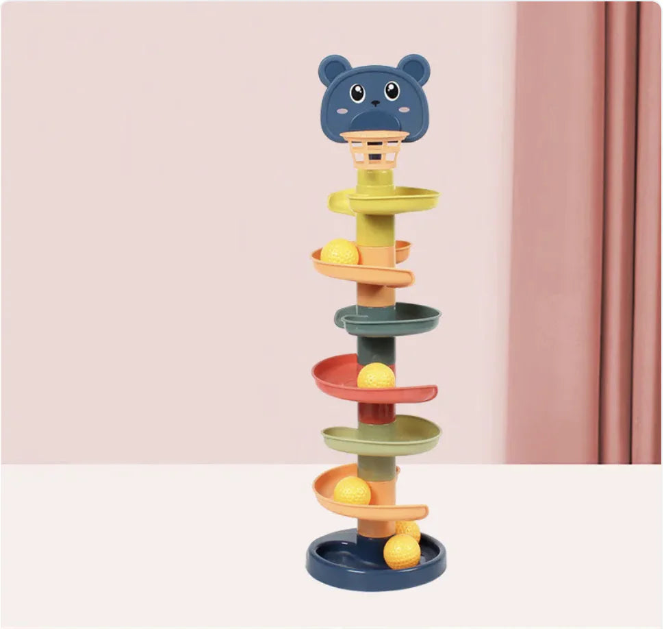 Kids Jenga Ball Drop Toy